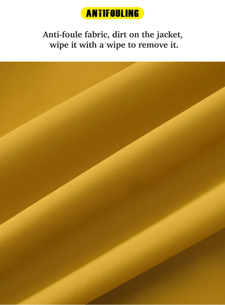 Unisex Waterproof  Windproof Thermal Windbreaker Men Women Hiking Climbing Jacket