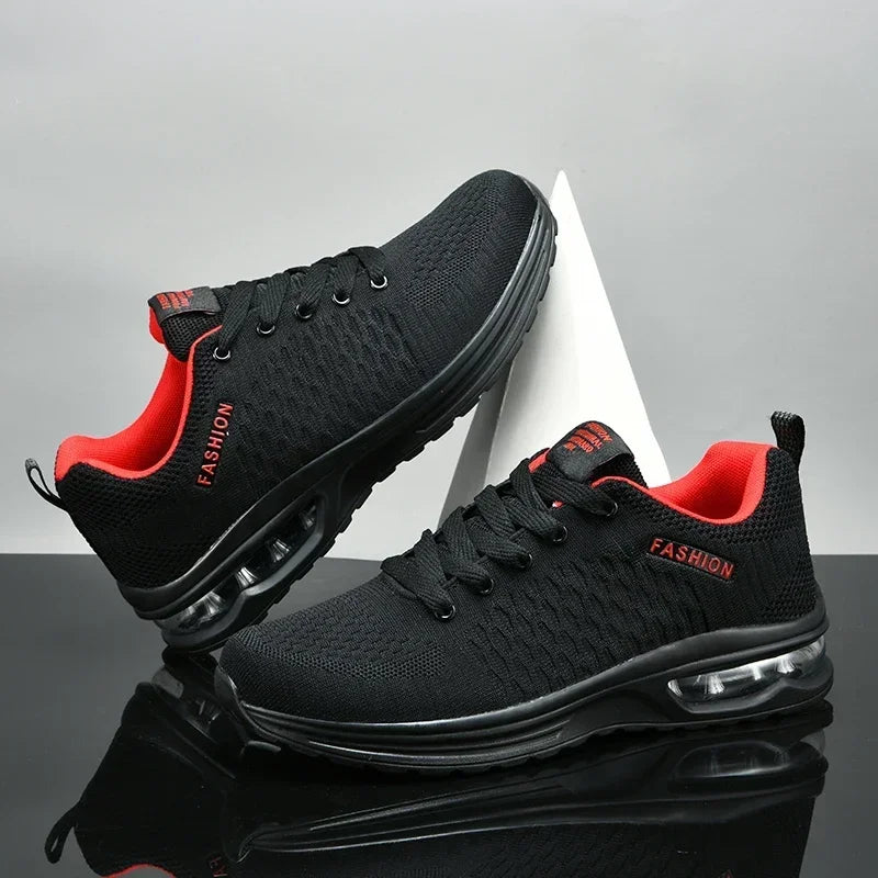 Men's Lightweight Leather Sports Shoes for Outdoor Activities