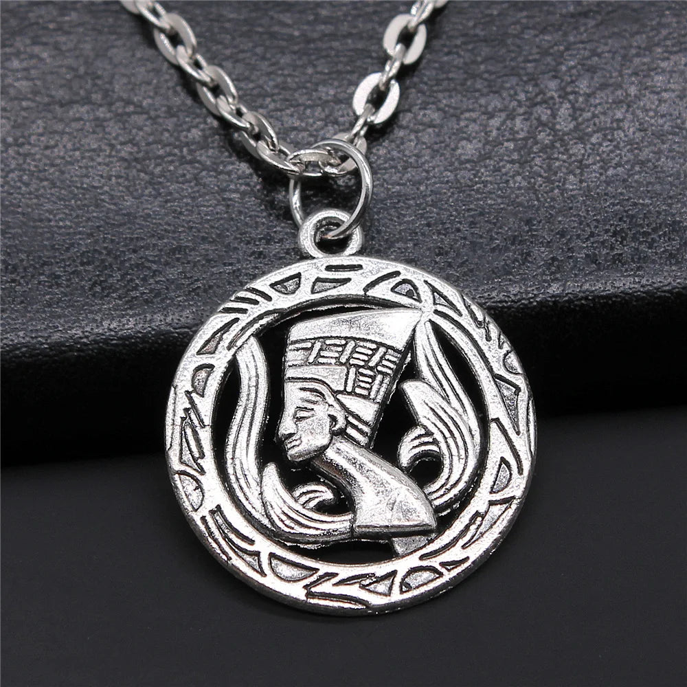 Egyptian Jewelry Gift Egyptian God Pharaoh The Eye Of Horus Ankh Cross Pendant Necklace African Gift