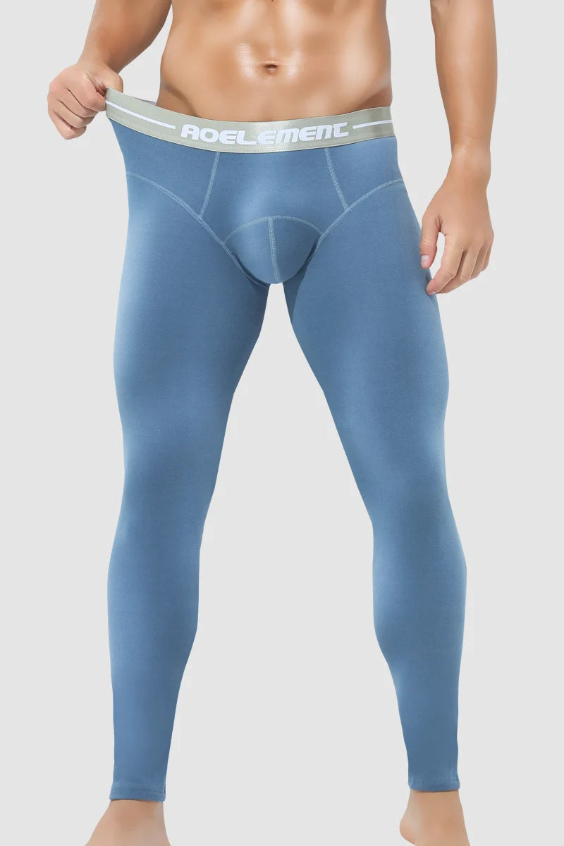 2026 + Winter Long Johns Men's Underwear Single Thick Fleece Thermal Pants