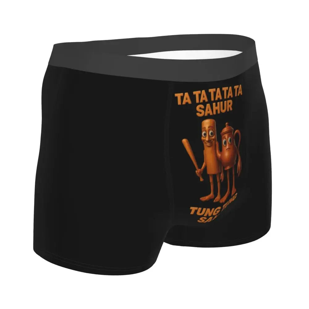 Men's Boxer Shorts Brr Brr Patapim Funny Italian Brainrot