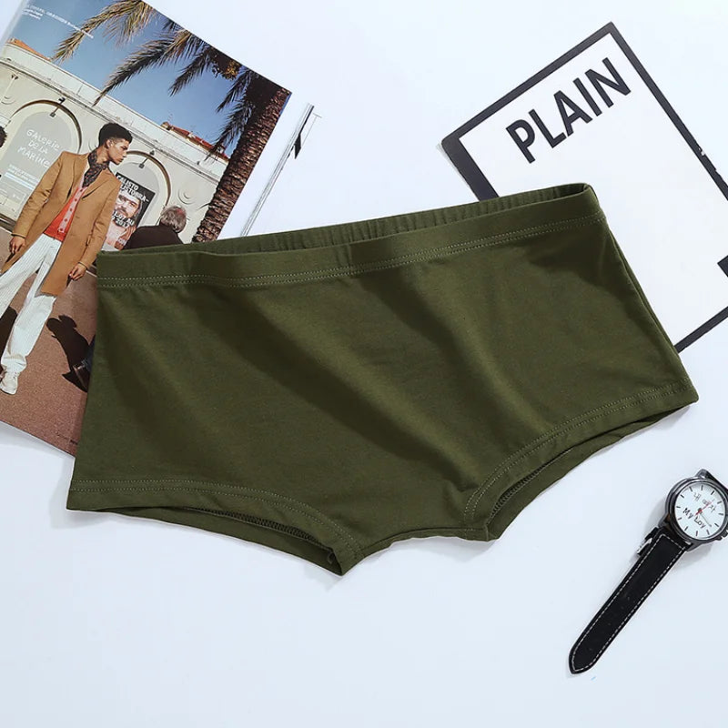 Men's Low Rise Breathable Boxer Shorts for Summer Sports