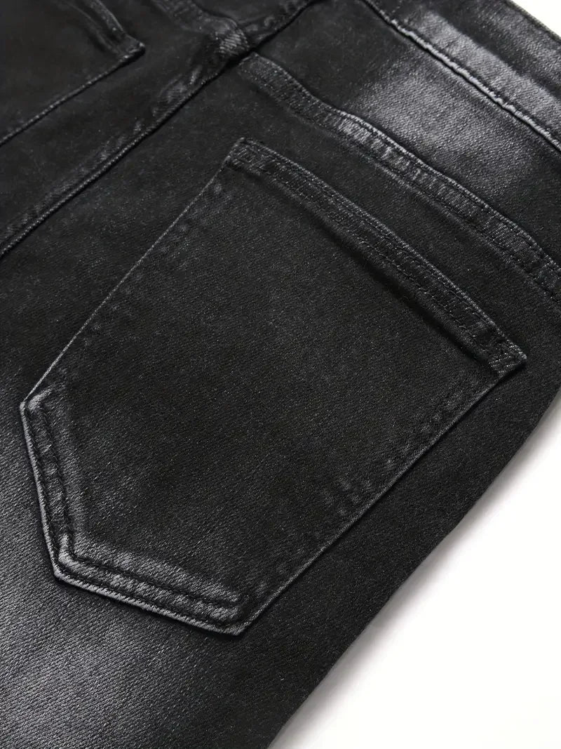 Men's Slim Fit Stretch Denim Jeans for Casual Wear