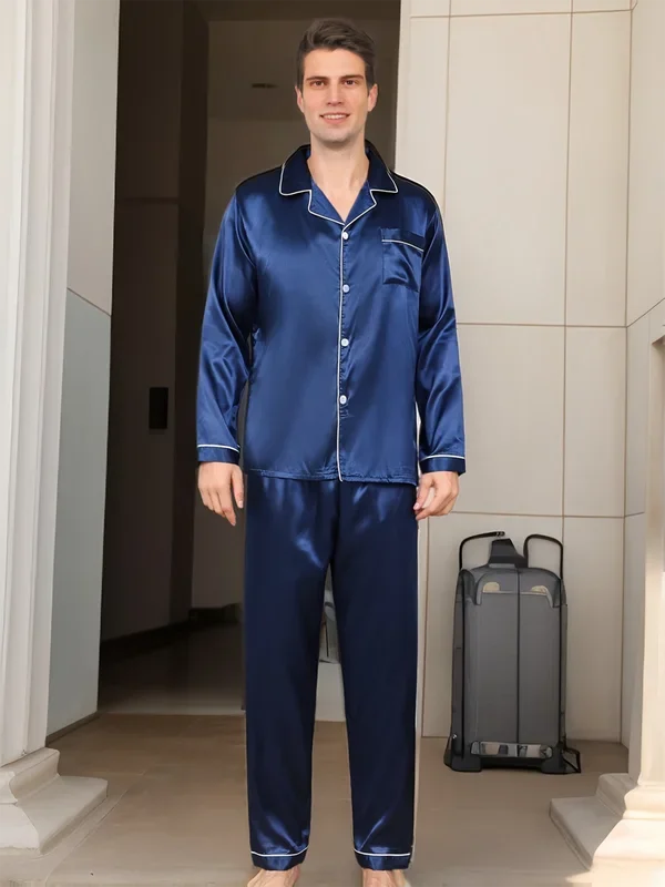 Men's Microfiber Pajama Set for Comfortable Sleep