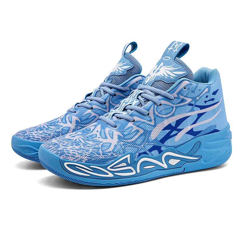 Men's Breathable Mesh Basketball Sneakers for Sports
