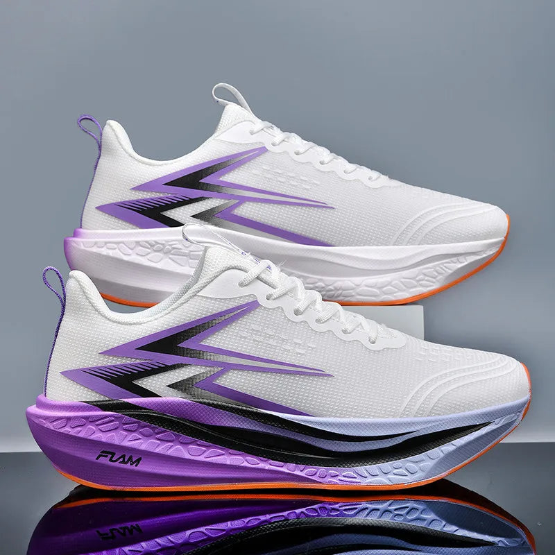 Men Running Shoes Speciality Marathon Sports Shoes Breathable Lightweight Carbon Board Women's Trend Athletic Sneakers unisex