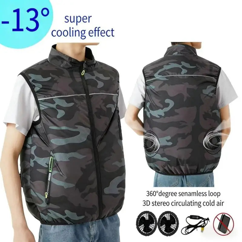 Cooling Fan Vest for Men and Women - Summer Cool Jacket