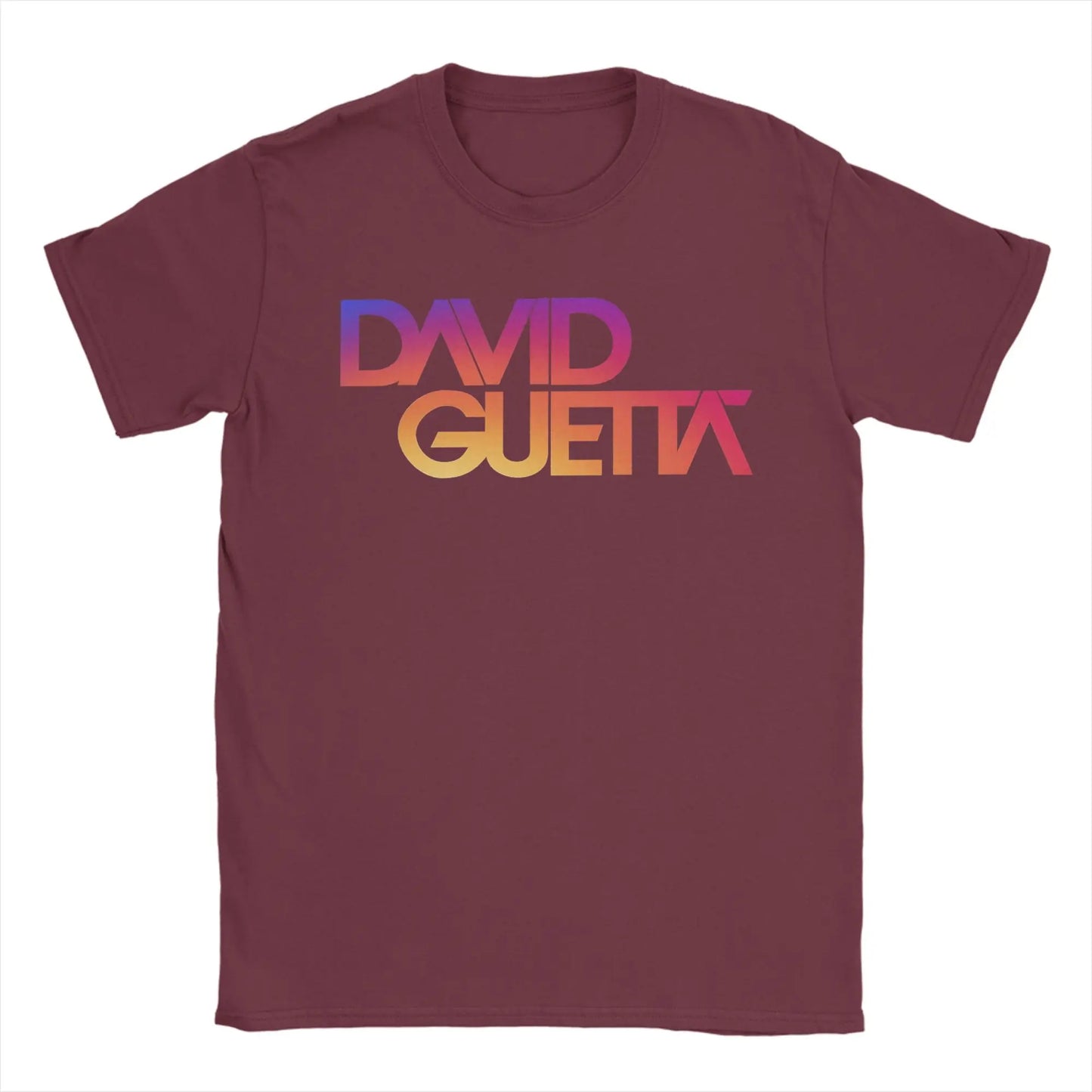 David Guetta Sunset Logo T Shirt Men's  Cotton Cool T-Shirt