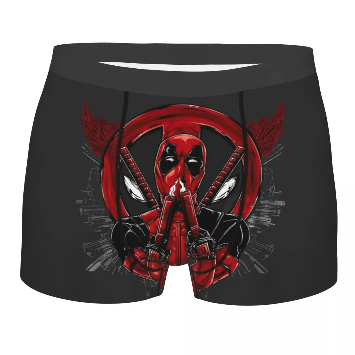 Deadpool Boxer Shorts for Men - Lycra Polyester Blend