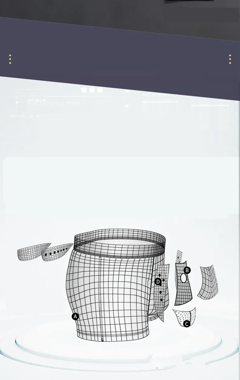 Men's Modal Boxer Shorts in Indigo