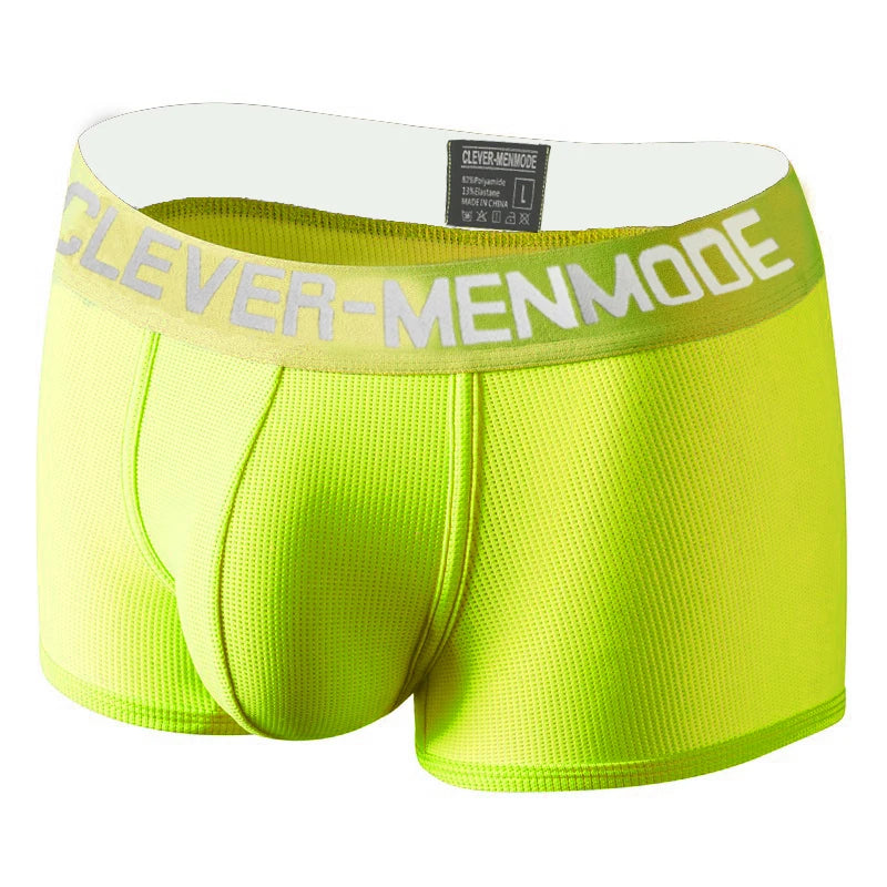 Mesh Boxers Sexy Bulge Penis Pouch Men Underwear Boxer Shorts Trunks Underpants Knicks Panties Cueca hombre Boxershort