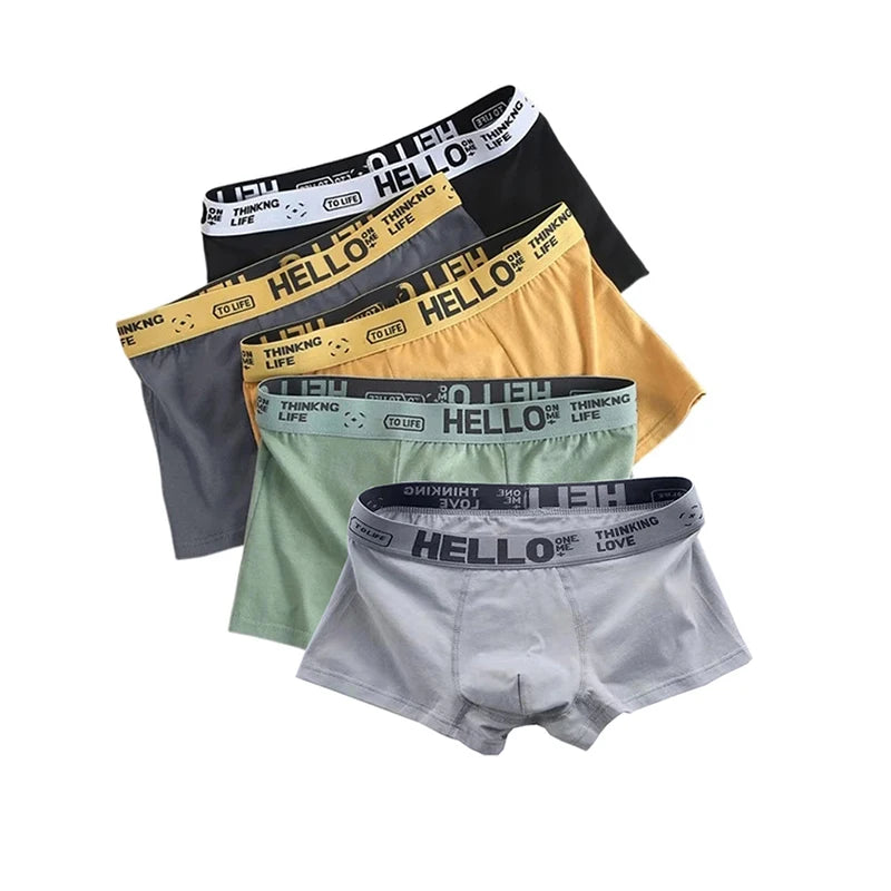 Comfortable Breathable Boxer Shorts for Men - 5 Pack