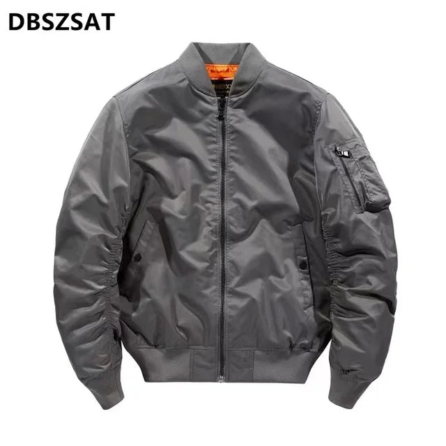 2027  Bomber Jacket Men Flight Jacket Pilot Air Force 6XL