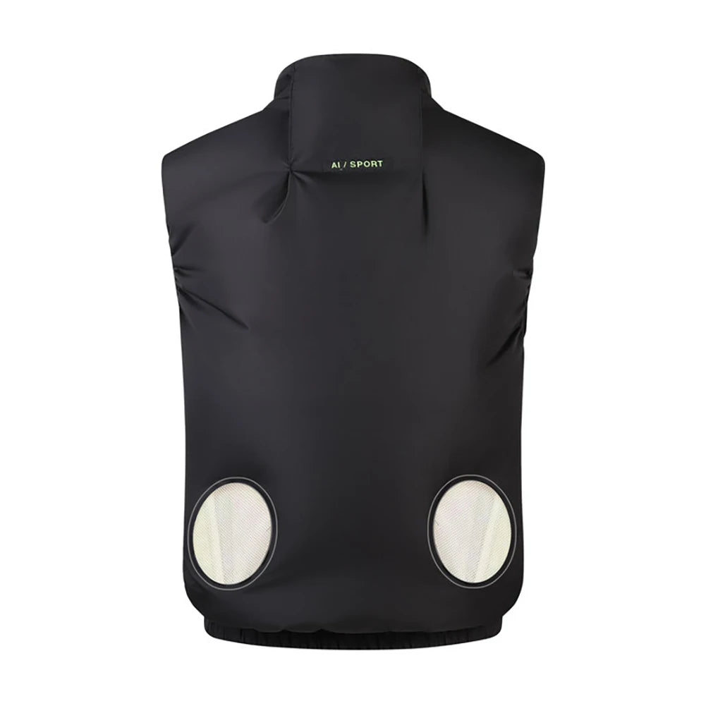 Cooling Vest Ice Fan Vest for Summer Work and Camping