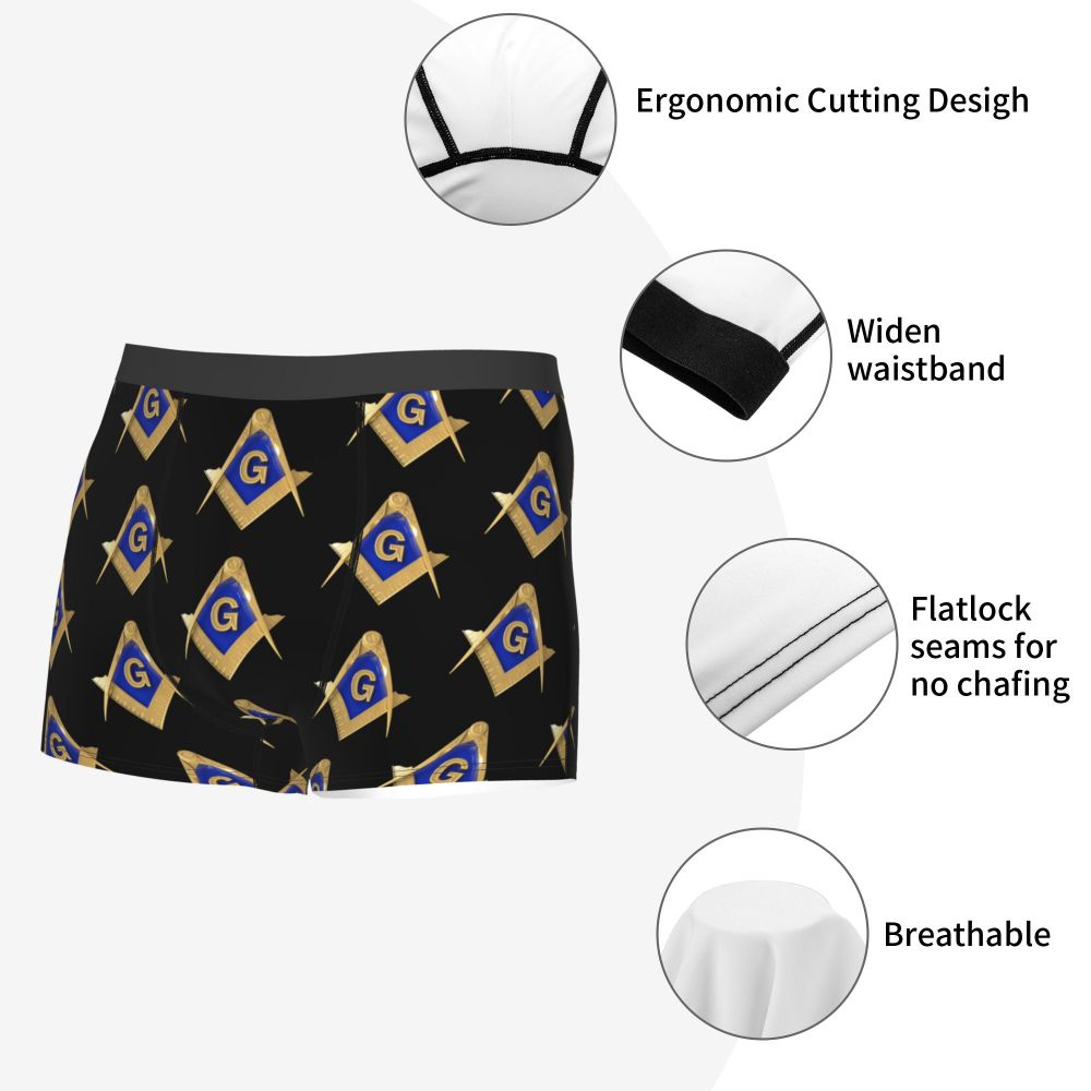Breathable Gaianata Gemogoro Ghidra Masonic Freemason Briefs