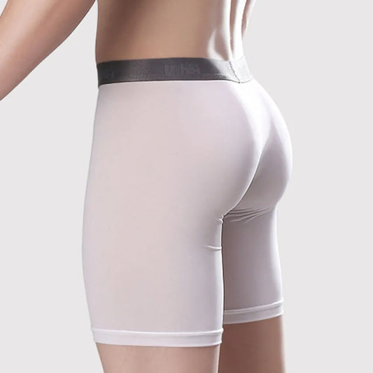 Mens Long Underwear U Convex Sports Boxers For Men Athletic Quick Dry Compression