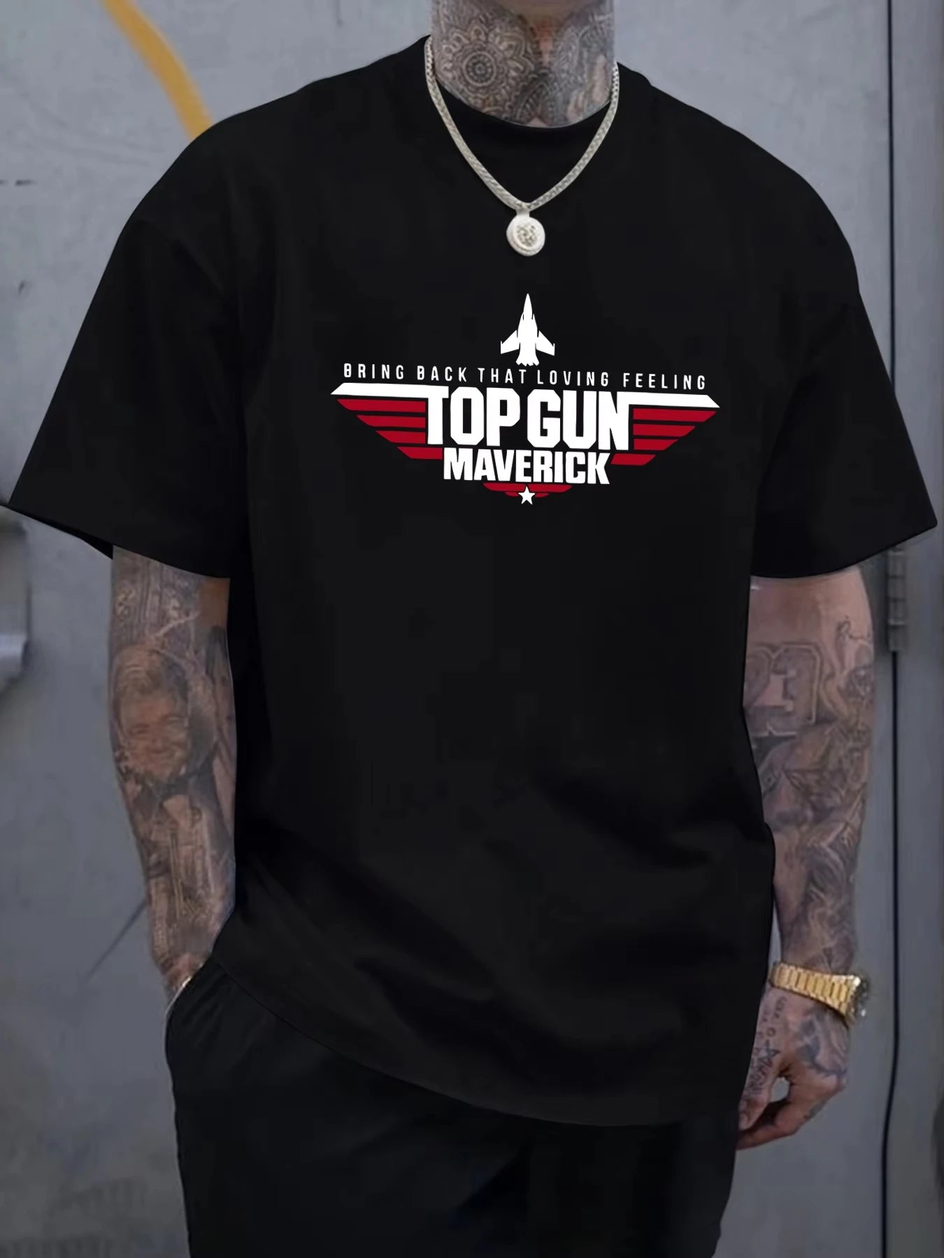 Top Gun Maverick Printing T Shirts Man Cotton Fashion T-Shirt Unisex Casual Oversize Clothes Soft Summer Trendy Street Tops