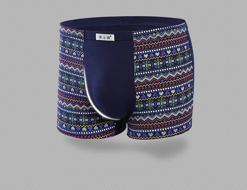 Bamboo Fiber Boxer Shorts for Men L-5XL