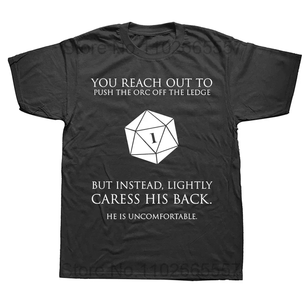 New Dungeon & Dragon T-Shirt Pattern Streetwear Magic Spell Cast T-Shirt