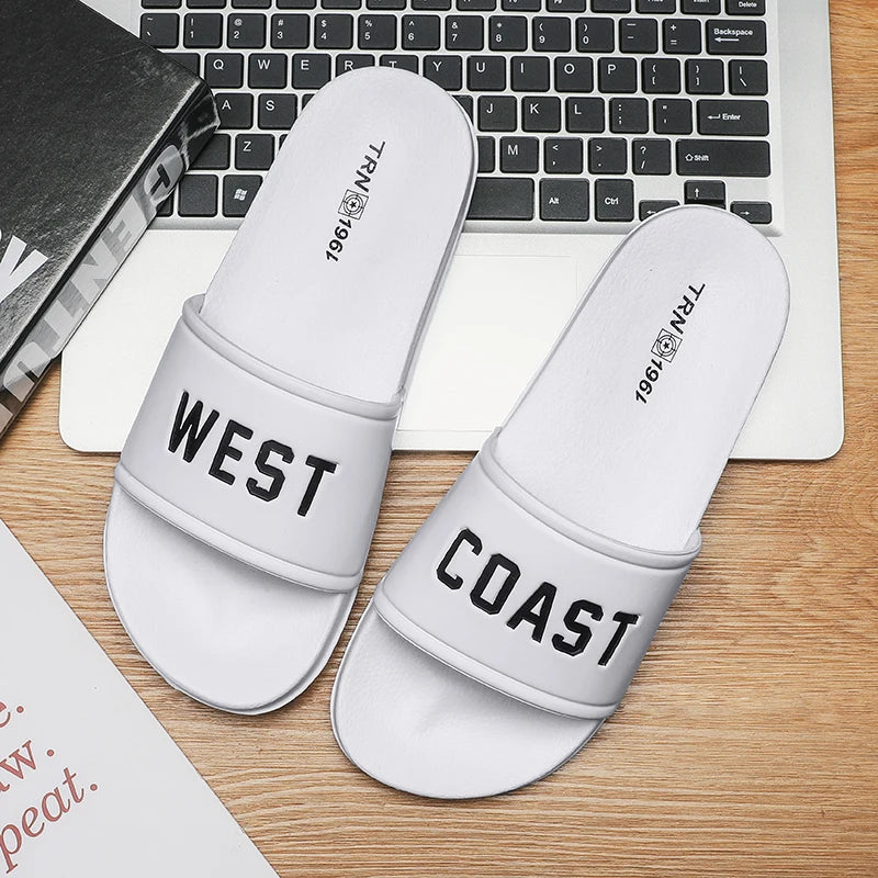 Men's Summer Indoor Outdoor Slippers Clogs with Massage Sole