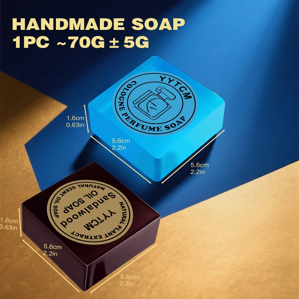 Sandalwood Cologne Soap 70g Handmade Bath Soap