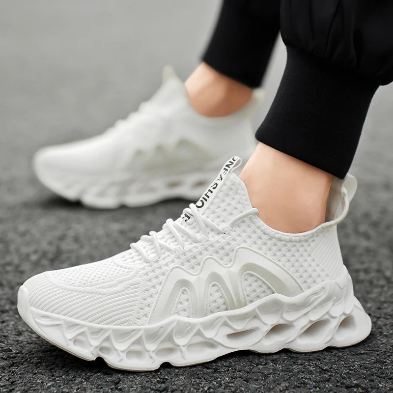 Men's Casual Sneakers Breathable Mesh Running Shoes