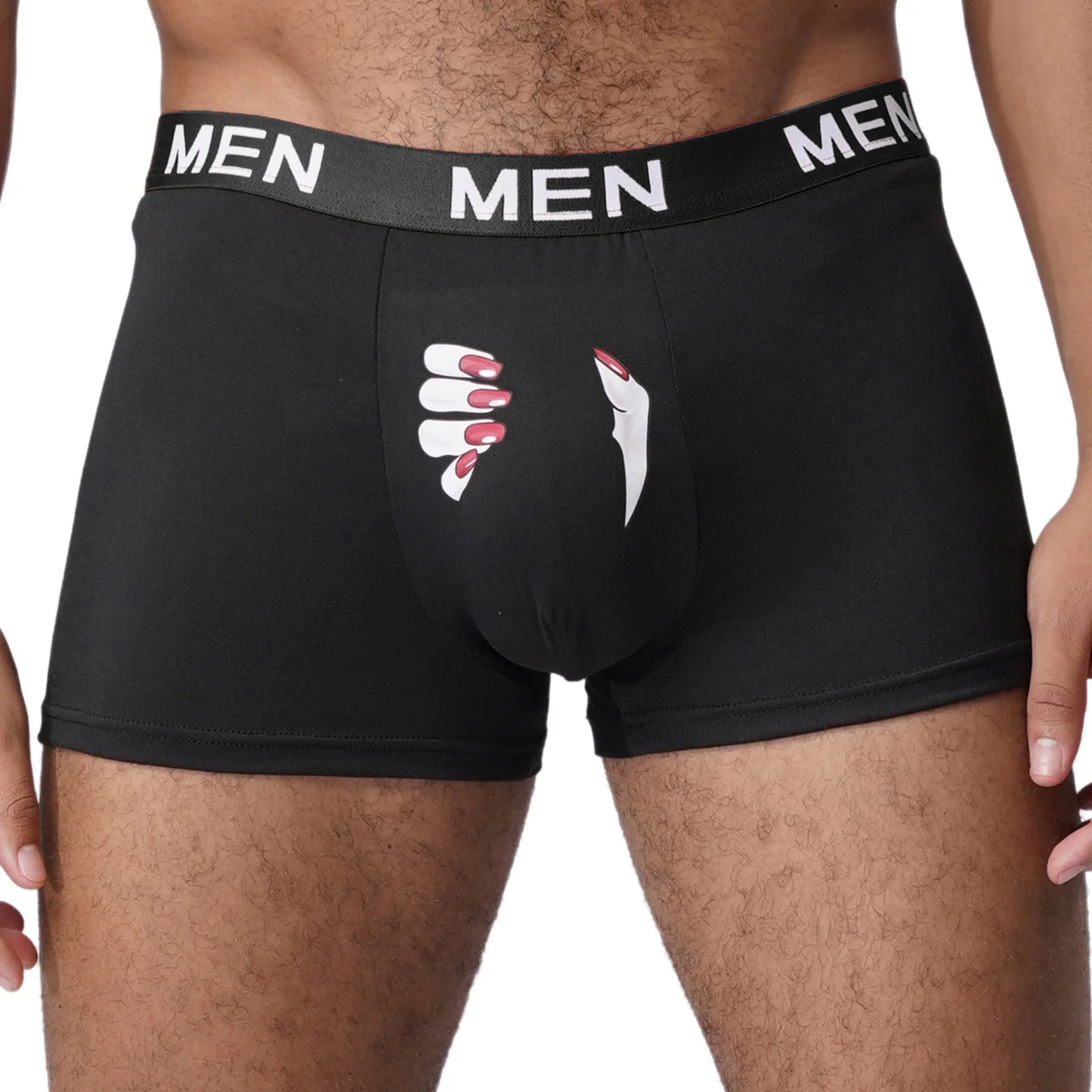 Mens Funny Print Boxer Shorts 3Pcs Set by Oyolan