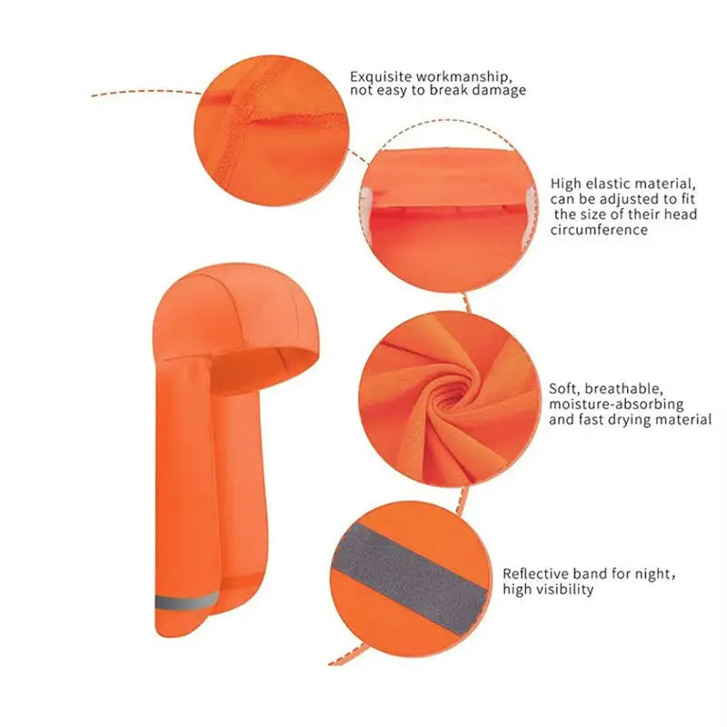 Cooling Cap Wide Brim Sun Shade Hat for Outdoor Use
