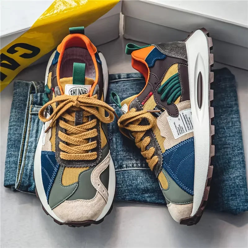 Men's Casual Running Shoes 2025 Fashion Sneakers Mesh Outdoor