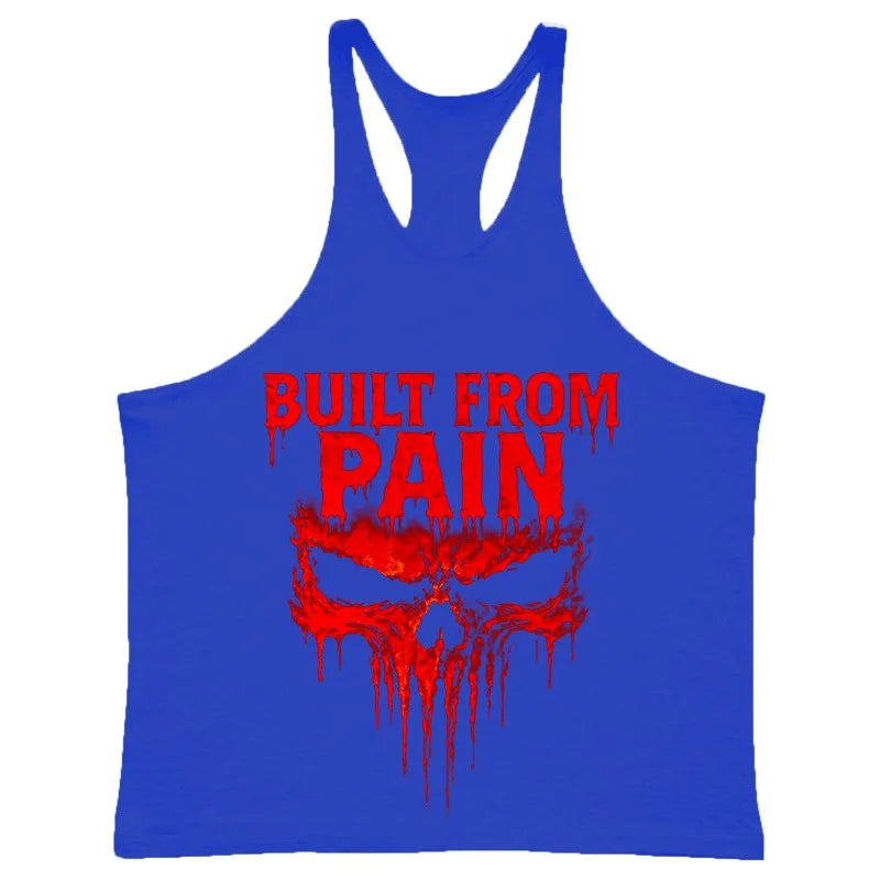 Men’s Summer Tank Tops 100％ Cotton Breathable I-shaped Vest Bodybuilding Sportswear Outdoor Fitness Clothing Basketball Jersey