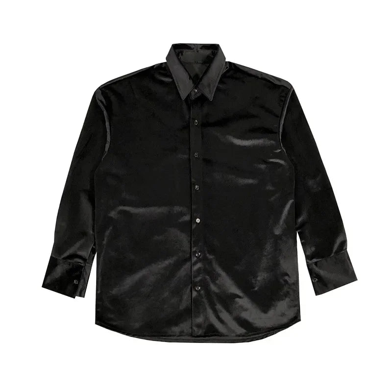 Men's Red Casual Button Down Shirt Long Sleeve Regular Fit