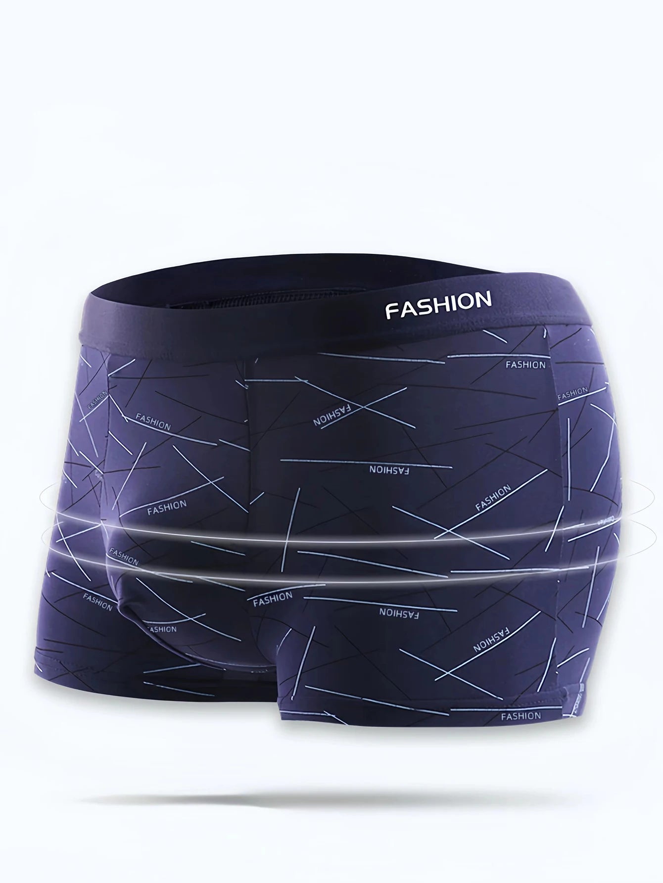 Men's Boxer Shorts, 4pcs Soft Polyester Elastane Set