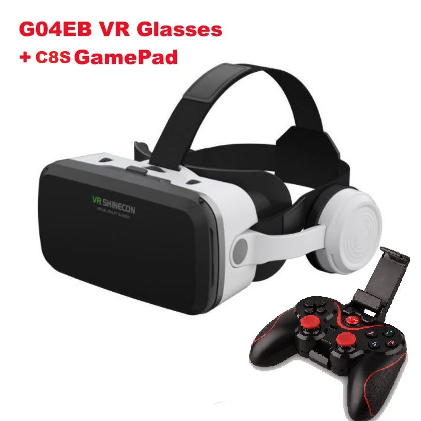 VR Glasses 3D Virtual Reality Glasses Stereo Headset Version for 5.5-7 Inch Mobile Phones