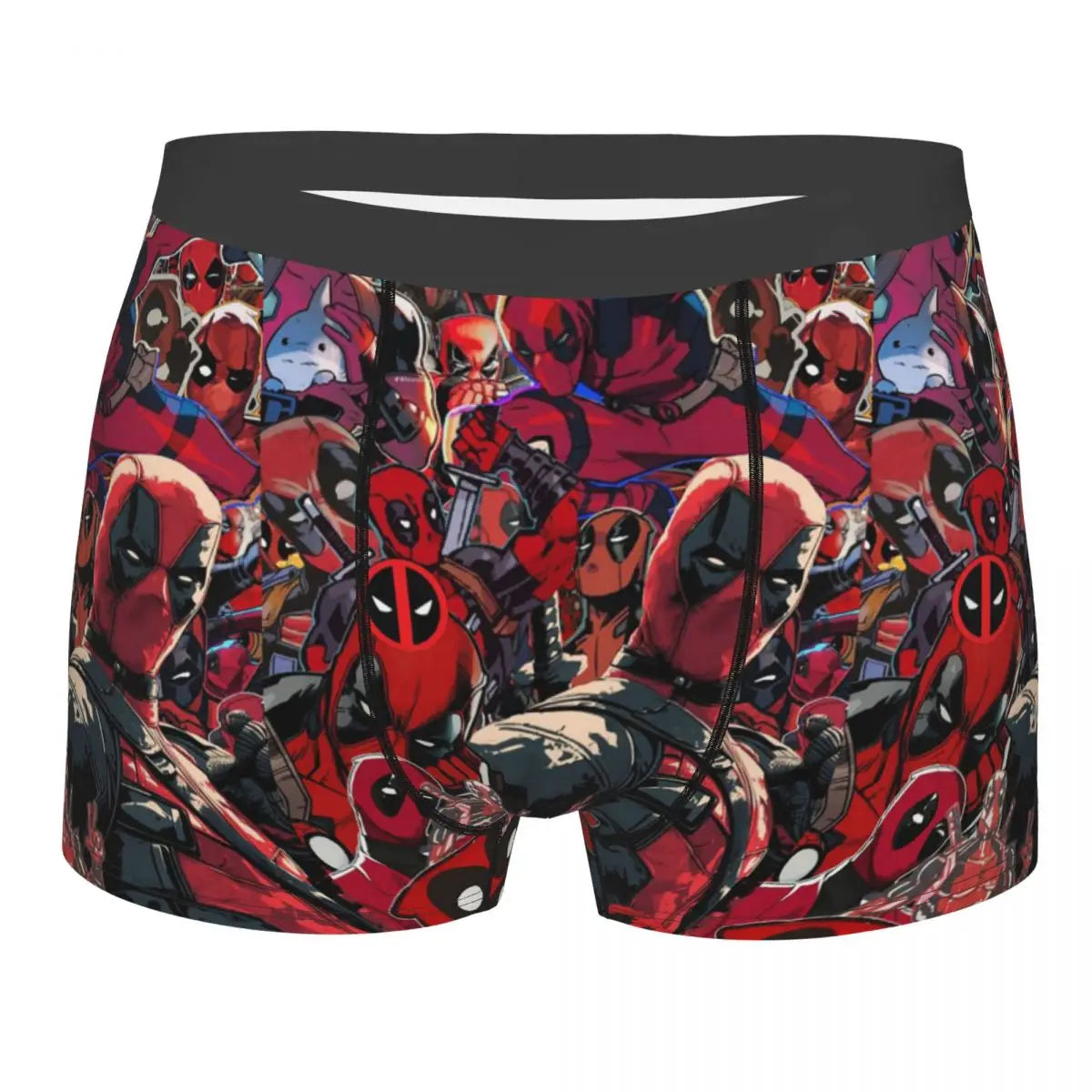 Deadpool Boxer Shorts for Men - Lycra Polyester Blend