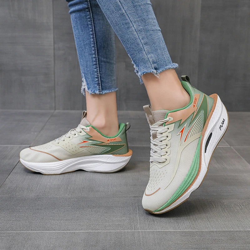 Men's Casual Lace-Up Sneakers with Air Mesh Upper