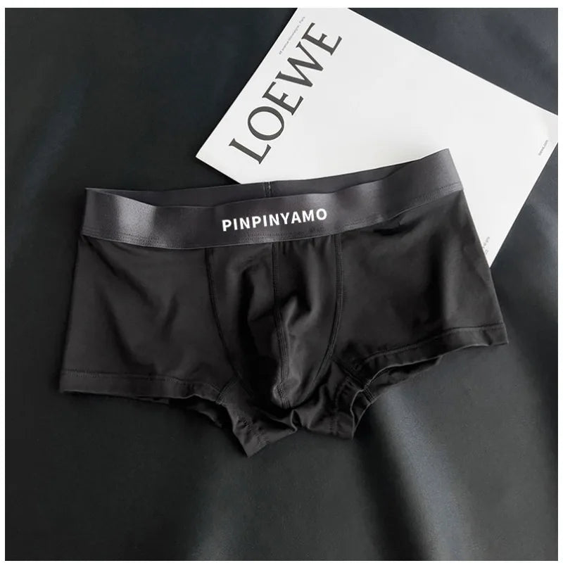 Cotton Boxers Bottoms for Men Loose U Convex Pouch Underwear 2025 Sports Shorts Man Swimming Trunks Trendy Panties Трусы Мужские