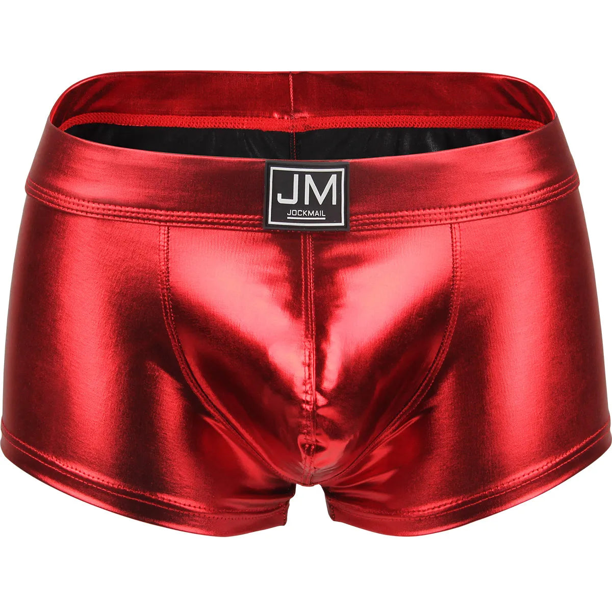 Mens Underwear Boxers Brief Sexy  Male Underwear PU Leather Underpants Man Swim Trunk Men Underwear Boxer Shorts