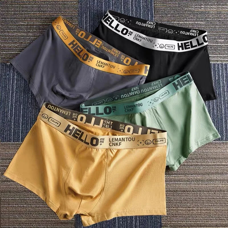 Men's Large Size Breathable Polyester Sports Briefs