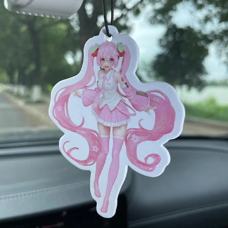 Japanese Anime Cartoon Girl Car Aromatherapy Pendant