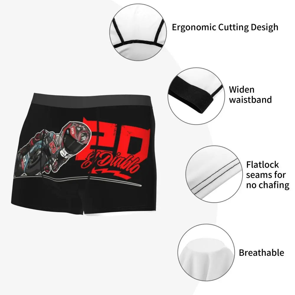 Boxer Shorts Custom Fabio Quartararo Men Underwear