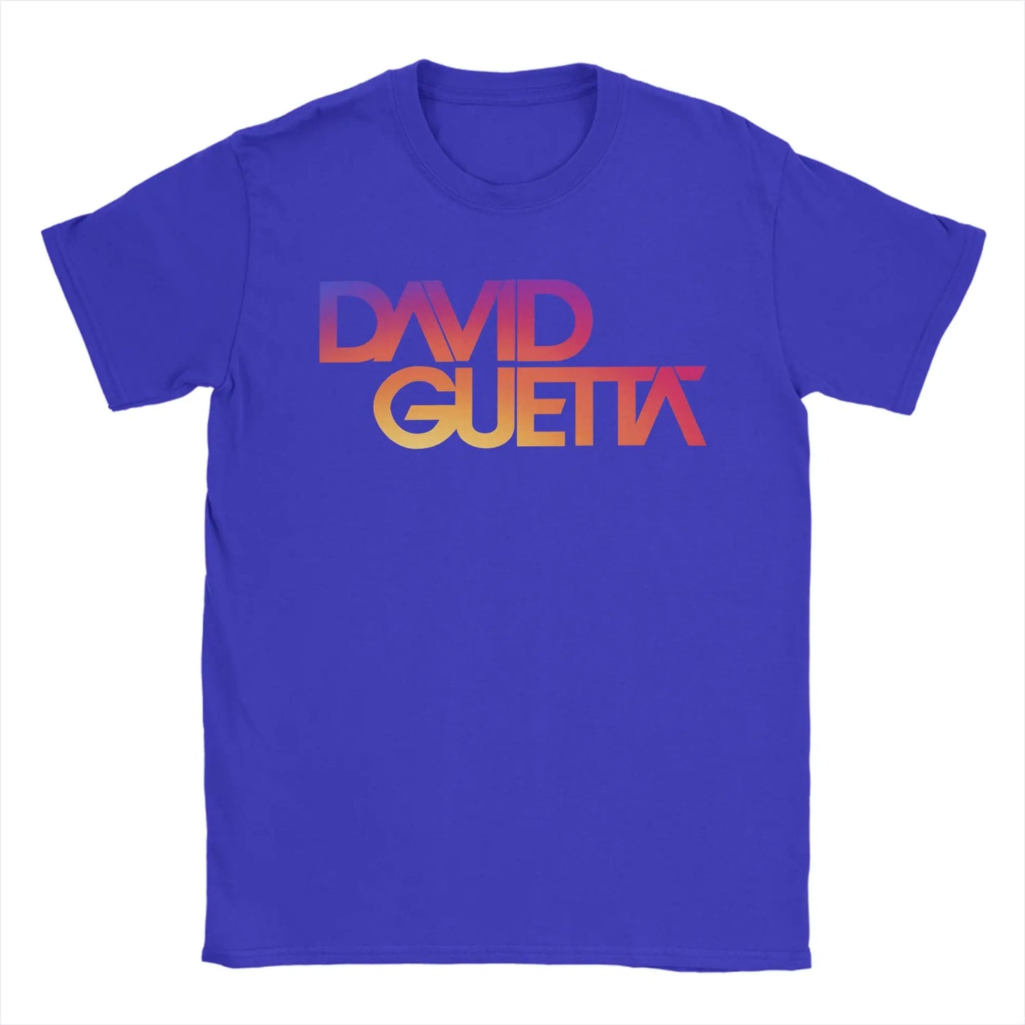 David Guetta Sunset Logo T Shirt Men's  Cotton Cool T-Shirt