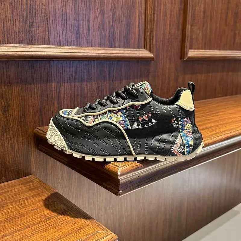 Men's Breathable Platform Casual Sneakers Large Size 39-48