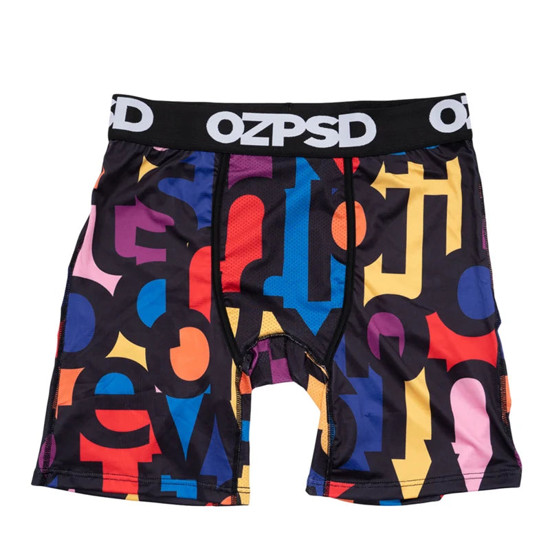 OZPSD Brand 1Pcs Men Underwear Boxers Breathable Swimming Sexy Man Underpants S-2XL Men's