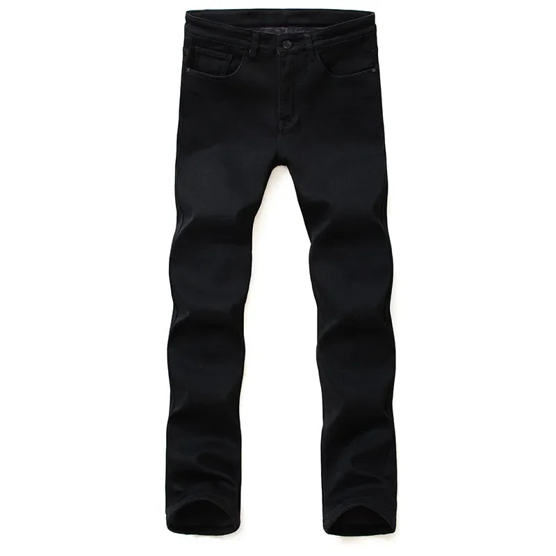 Men's Slim Fit Stretch Denim Jeans in Black