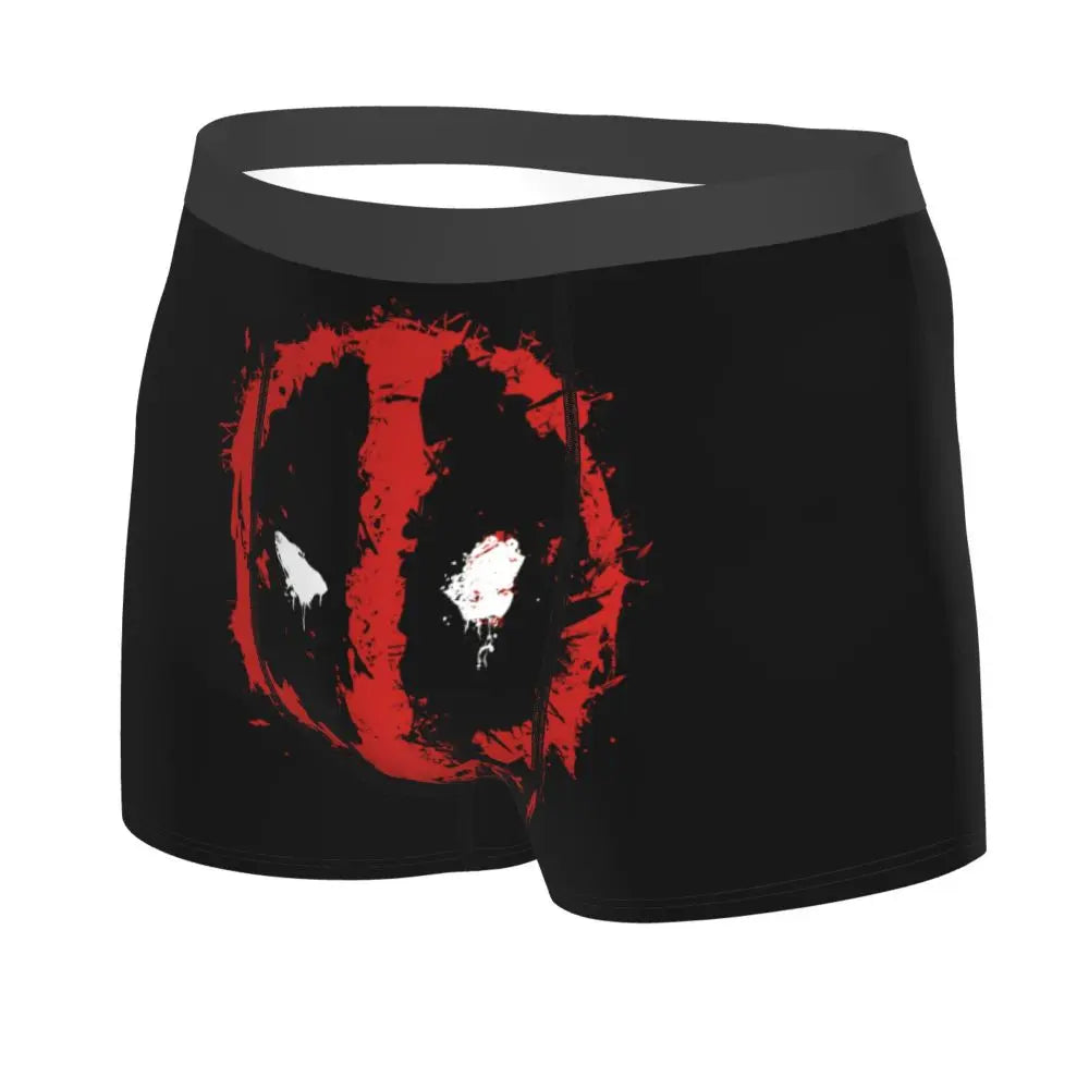 Deadpool Boxer Shorts for Men - Lycra Polyester Blend