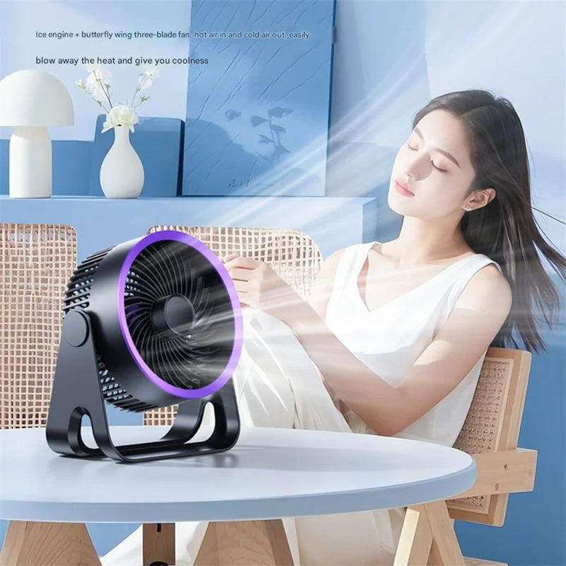 Cordless Electric Fan Wireless Portable Air Circulator