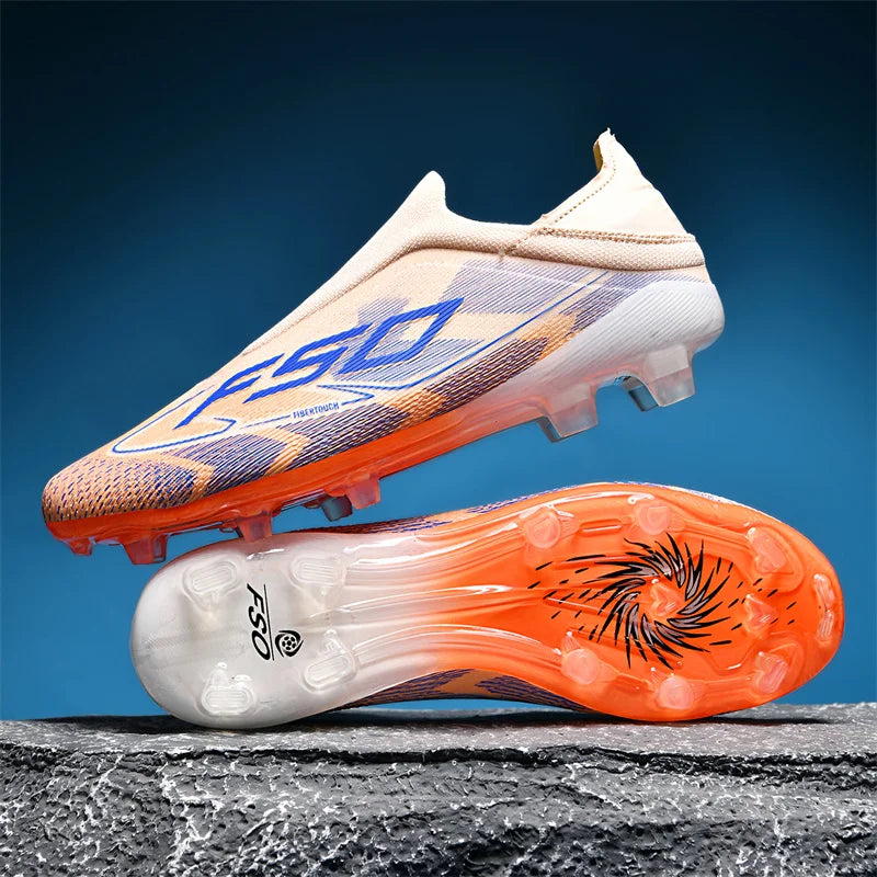 Men's Non-Slip Soccer Shoes High-Top Cleats