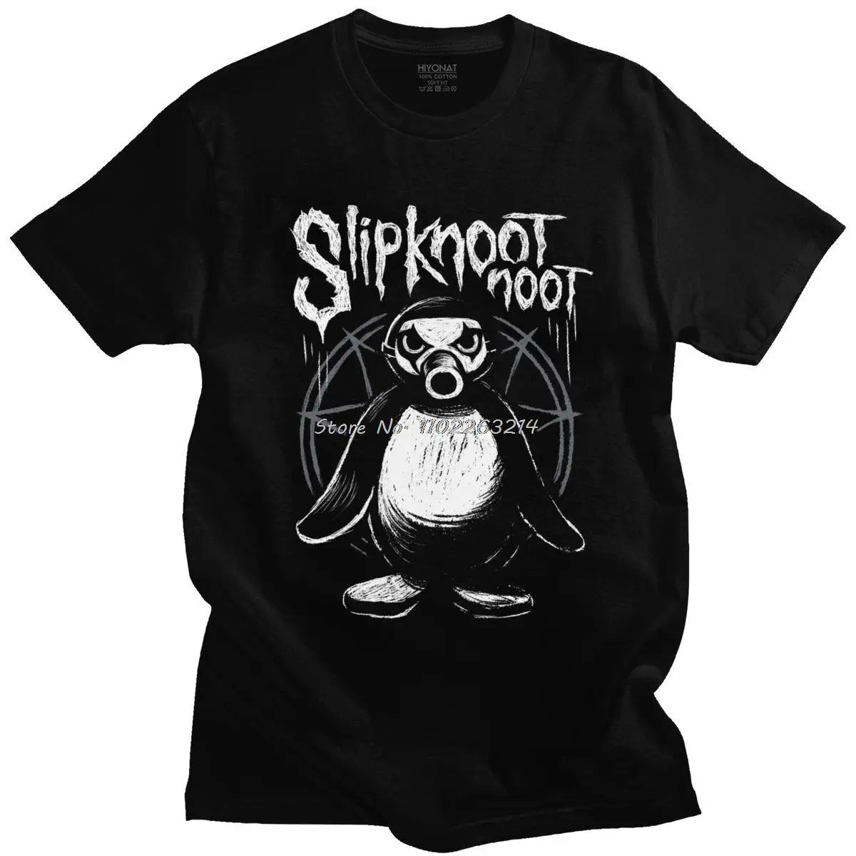 Funny Cotton Pingu T-Shirt for Men