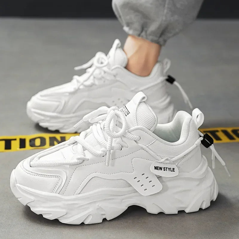 Mens Breathable Luxury Platform Sneakers for Men