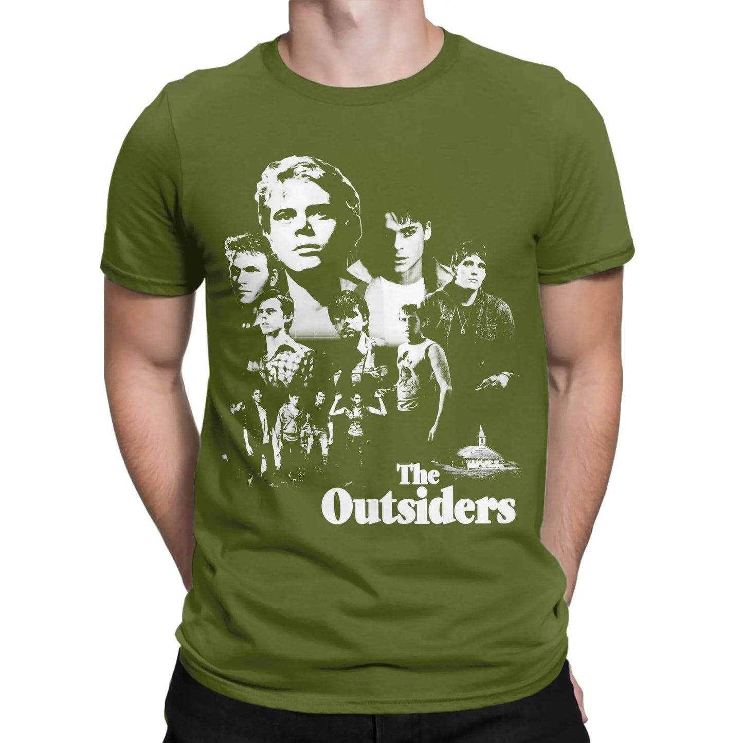 NONE The Outsiders 1983 Movie T Shirt for Men 100% Cotton